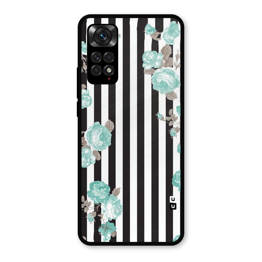 Stripes Bloom Metal Back Case for Redmi Note 11s