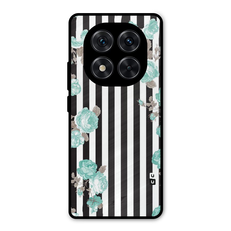 Stripes Bloom Metal Back Case for Redmi Note 14 Pro 5G