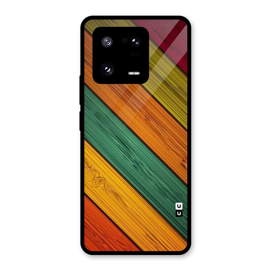 Stripes Classic Design Glass Back Case for Xiaomi 13 Pro