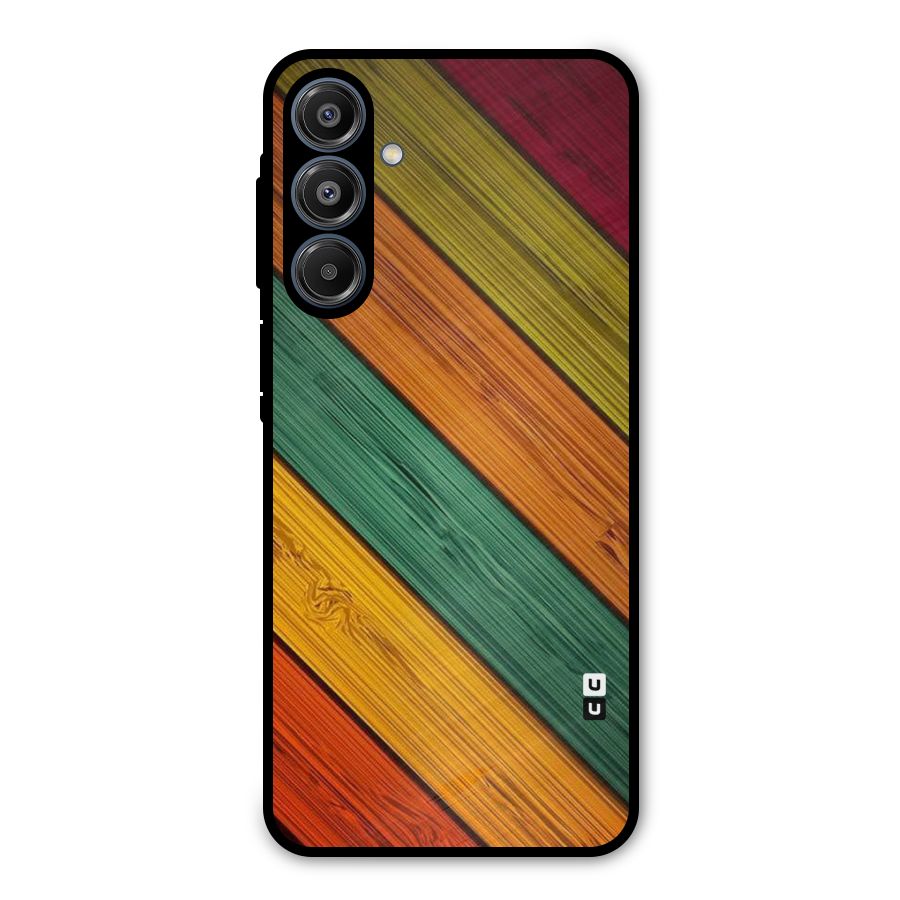 Stripes Classic Design Metal Back Case for Galaxy A16 5G