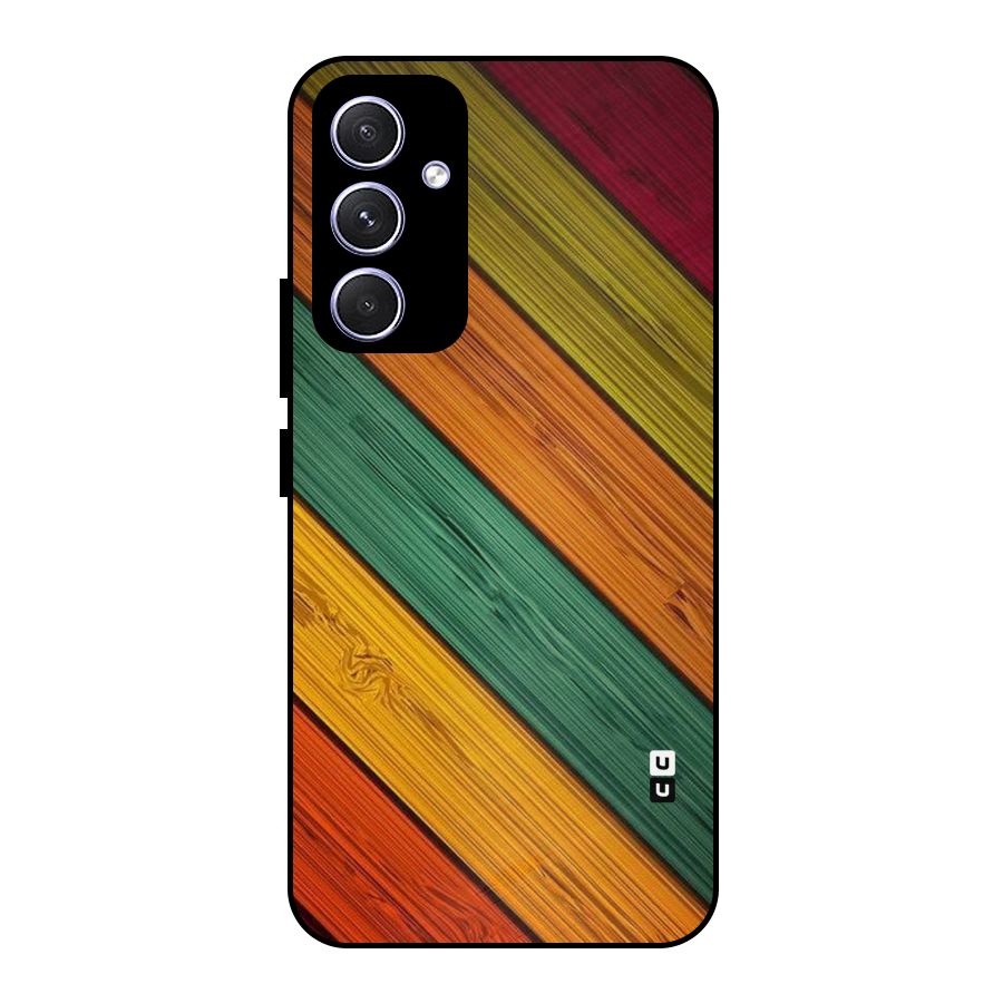 Stripes Classic Design Metal Back Case for Galaxy A54