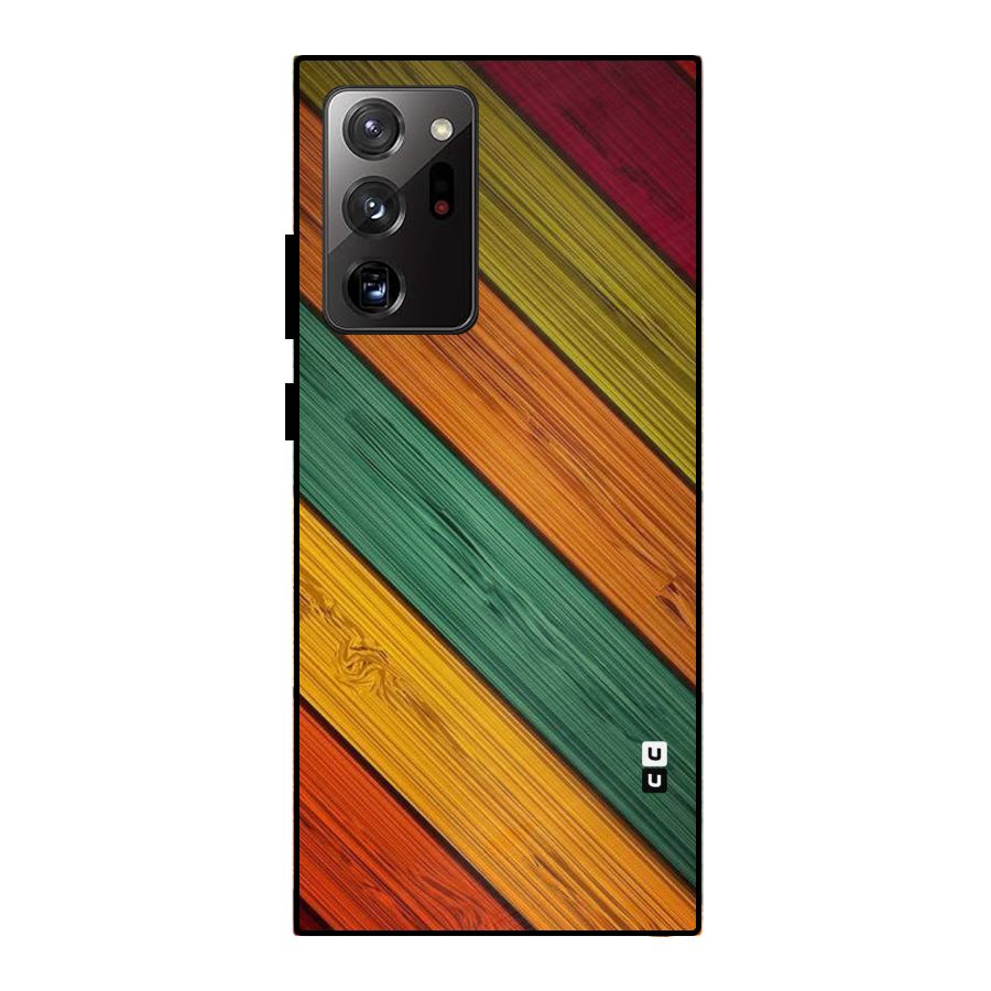 Stripes Classic Design Metal Back Case for Galaxy Note 20 Ultra 5G