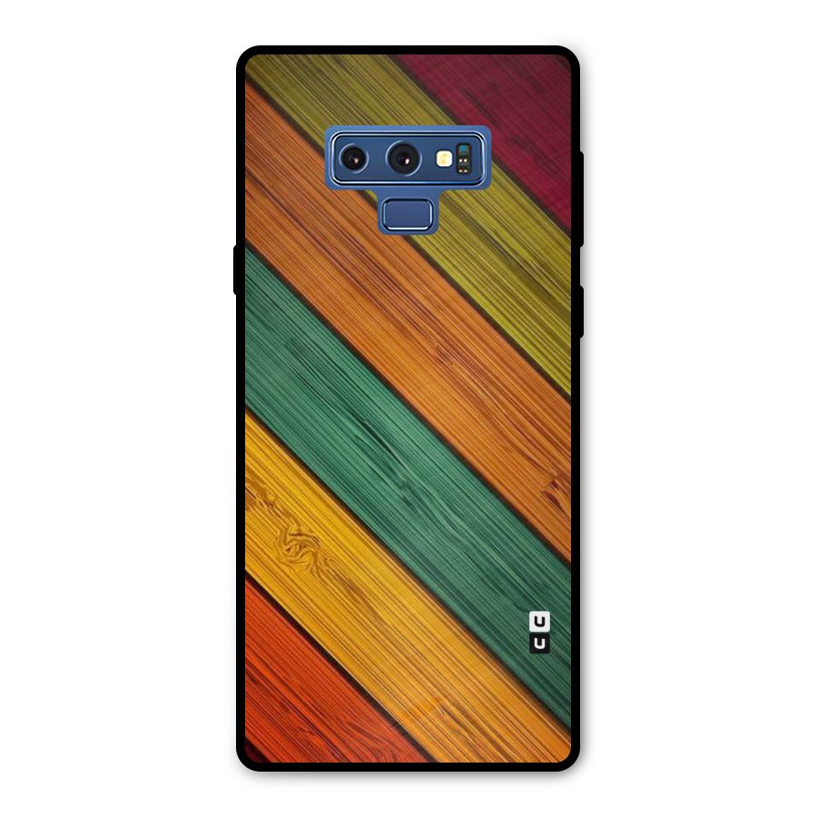 Stripes Classic Design Metal Back Case for Galaxy Note 9