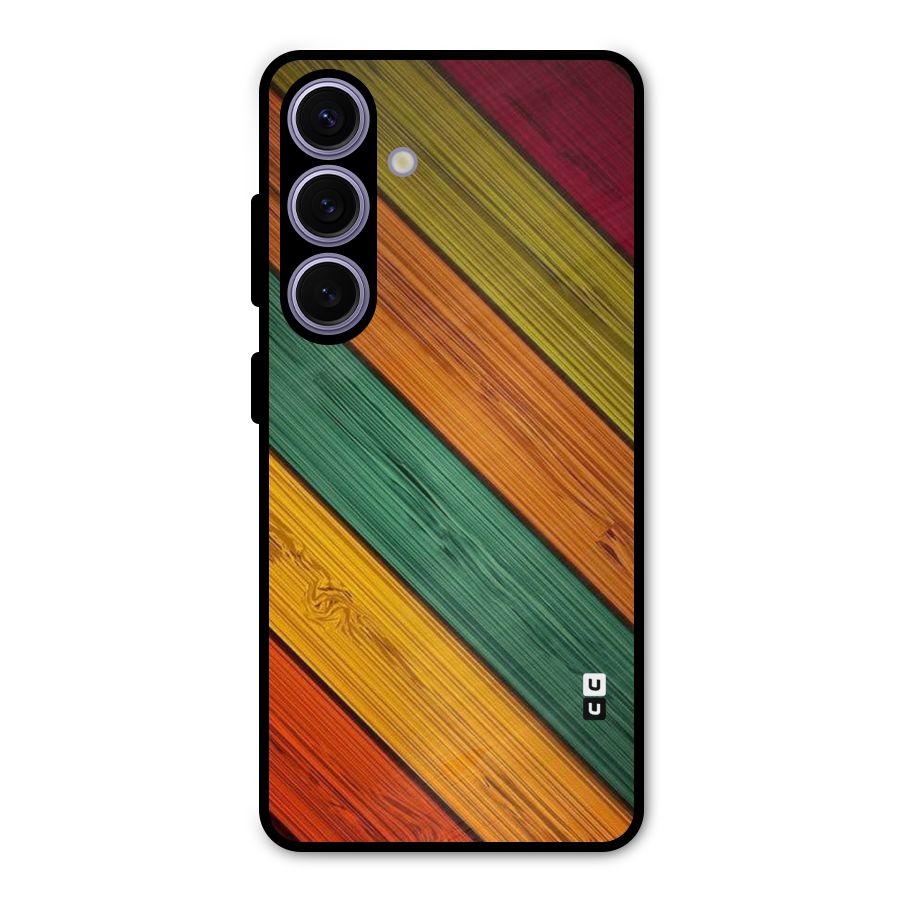 Stripes Classic Design Metal Back Case for Galaxy S24