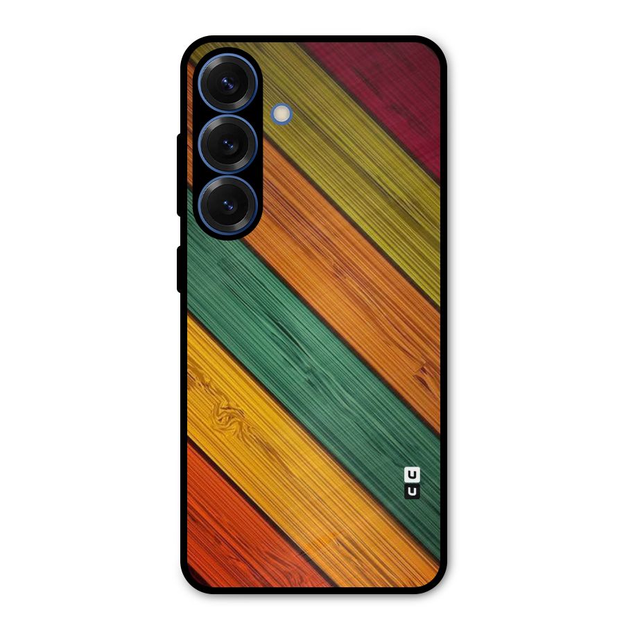 Stripes Classic Design Metal Back Case for Galaxy S25