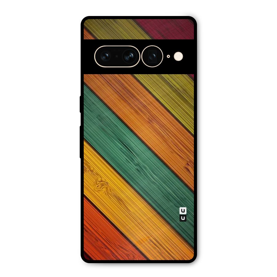 Stripes Classic Design Metal Back Case for Google Pixel 7 Pro
