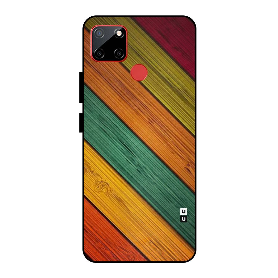 Stripes Classic Design Metal Back Case for Realme C12