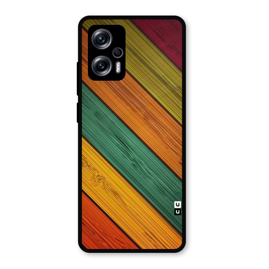 Stripes Classic Design Metal Back Case for Redmi K50i
