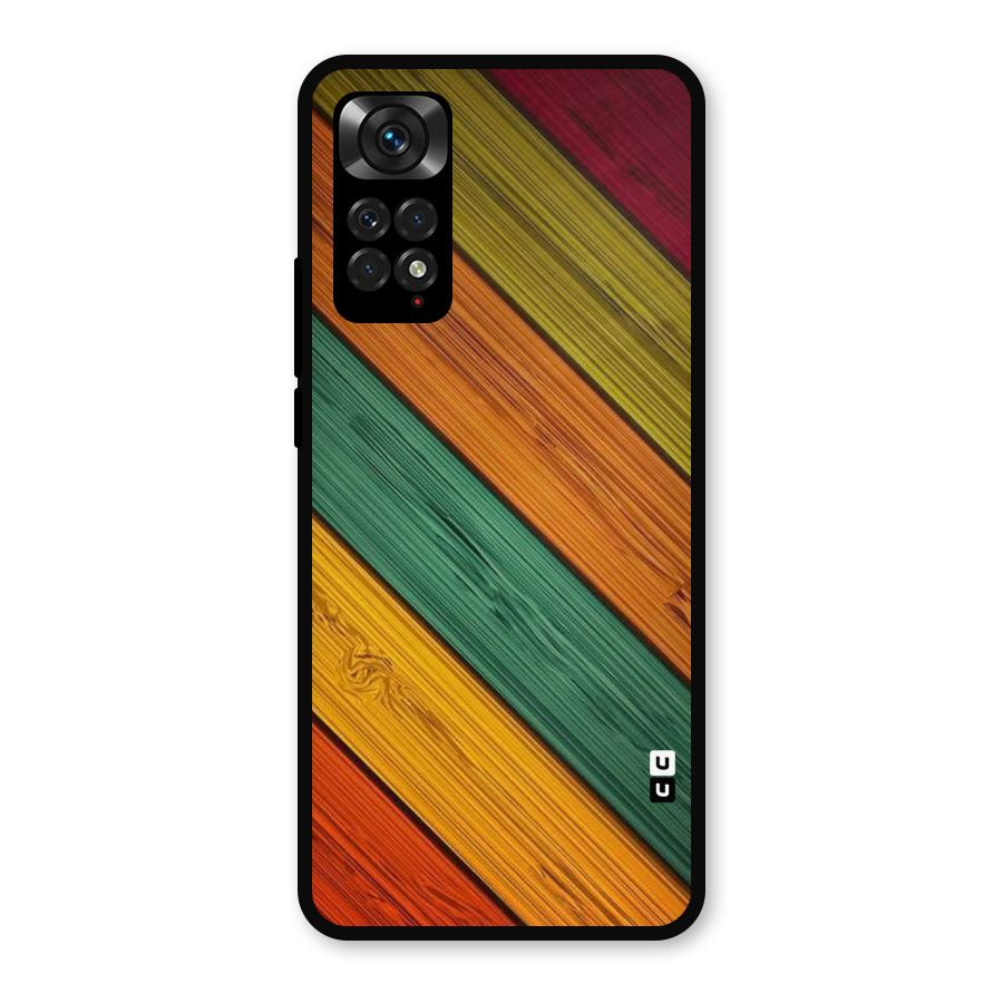Stripes Classic Design Metal Back Case for Redmi Note 11