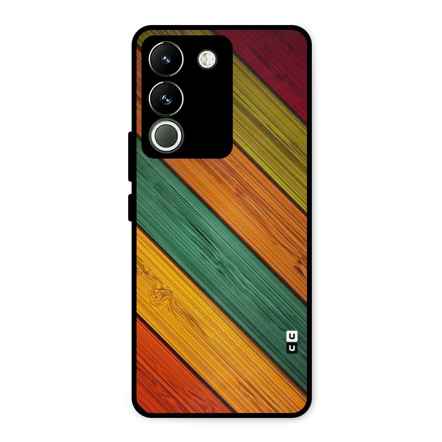 Stripes Classic Design Metal Back Case for Vivo Y200