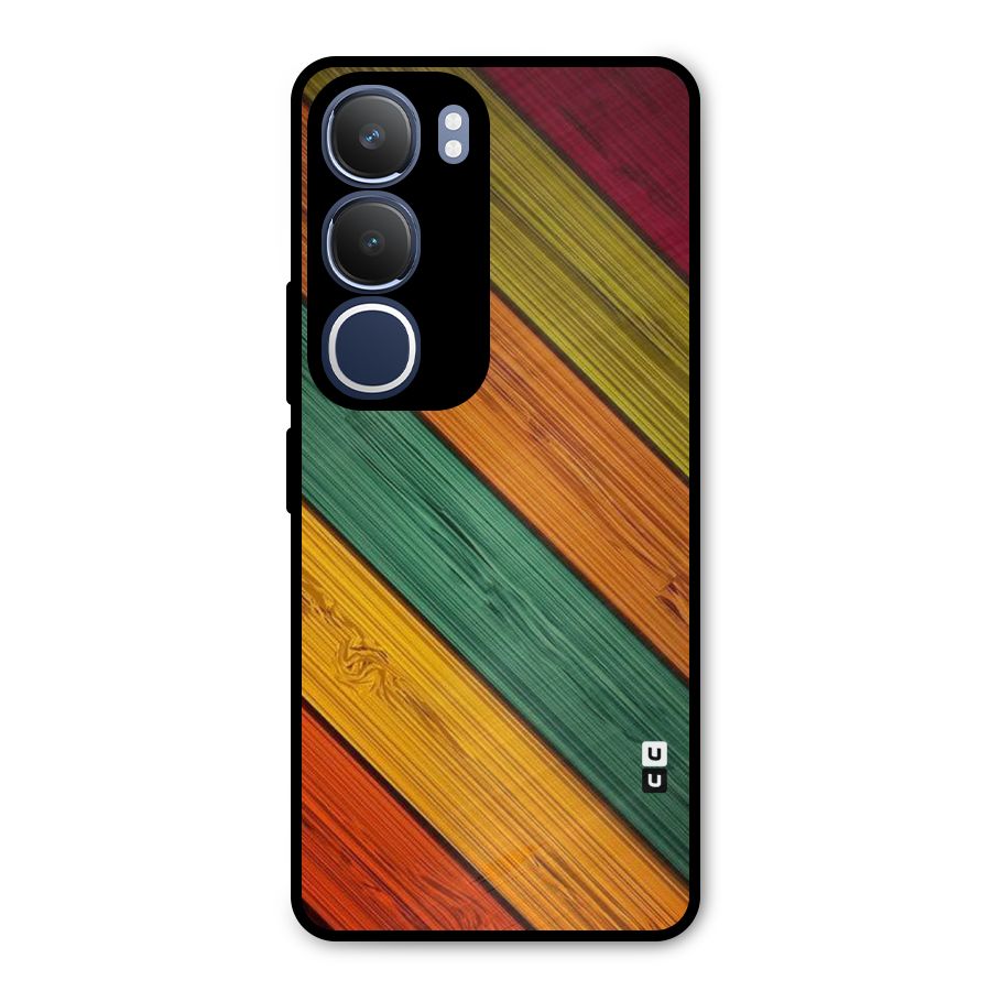 Stripes Classic Design Metal Back Case for Vivo Y29