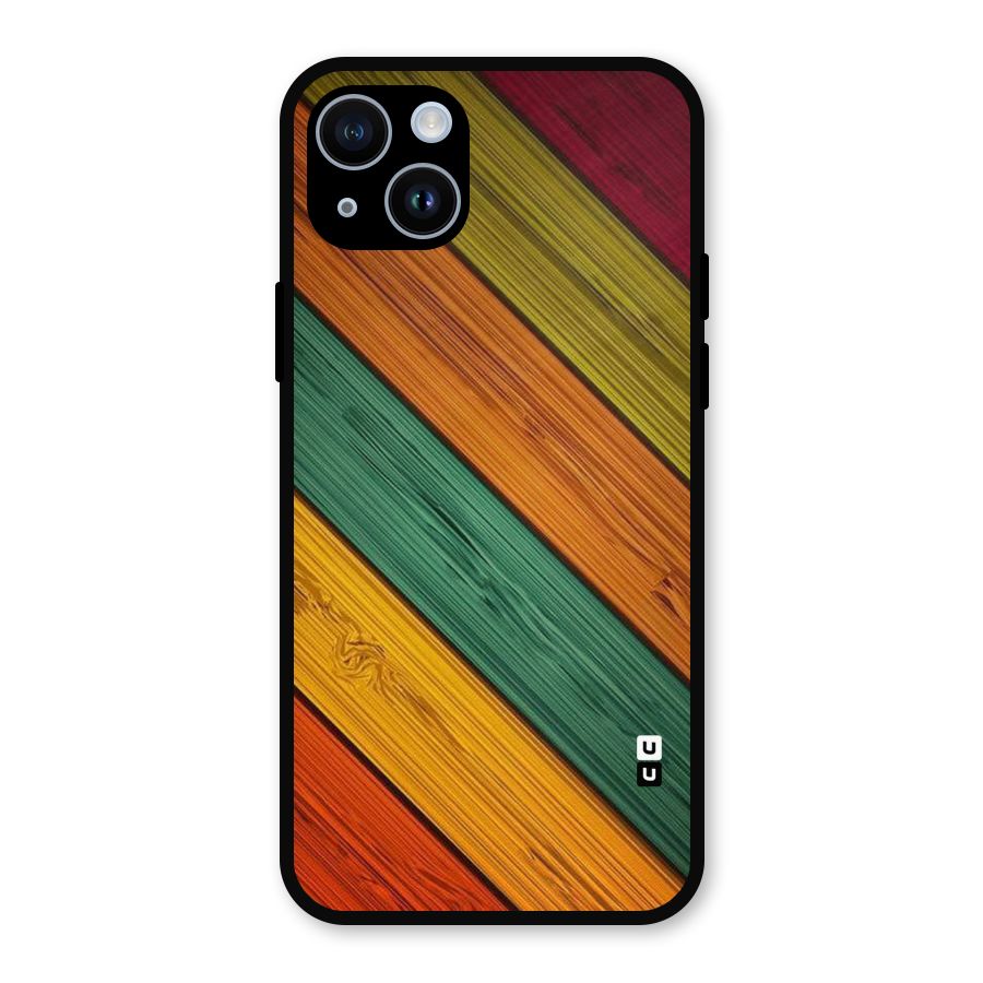 Stripes Classic Design Metal Back Case for iPhone 14