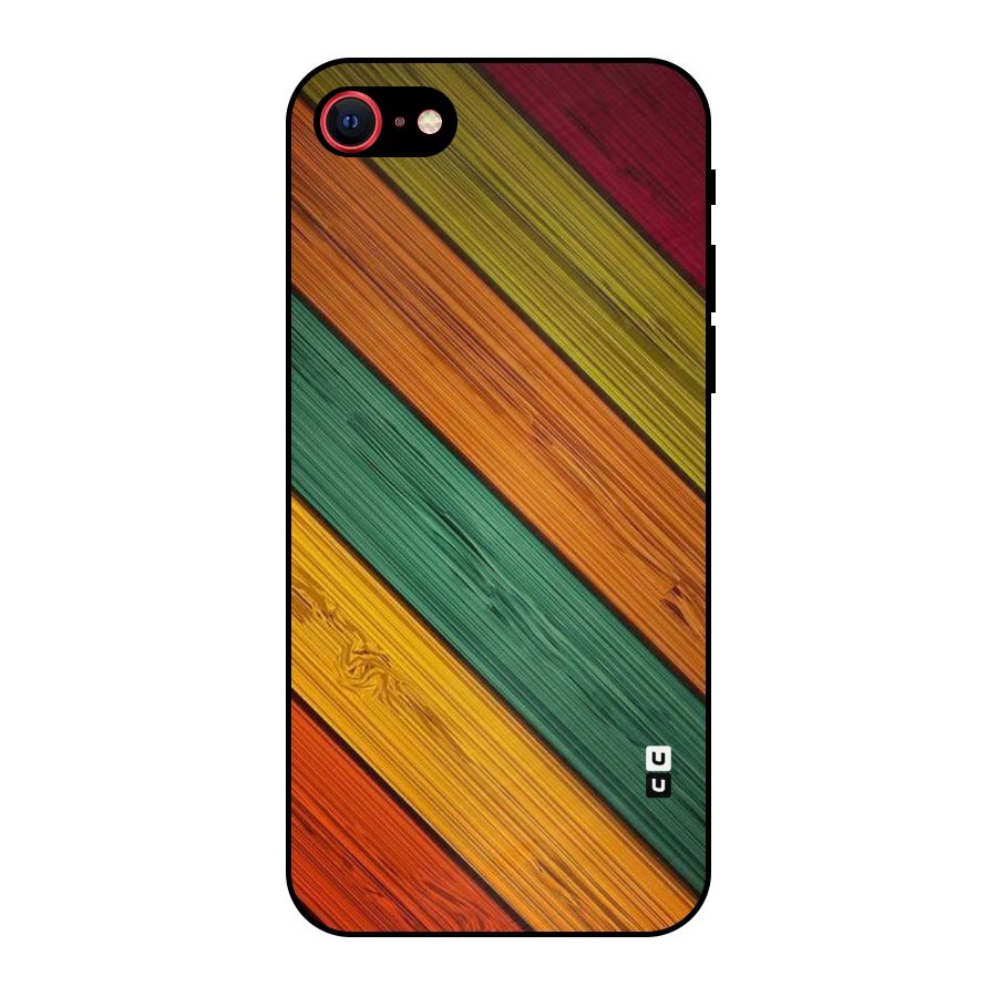 Stripes Classic Design Metal Back Case for iPhone 7