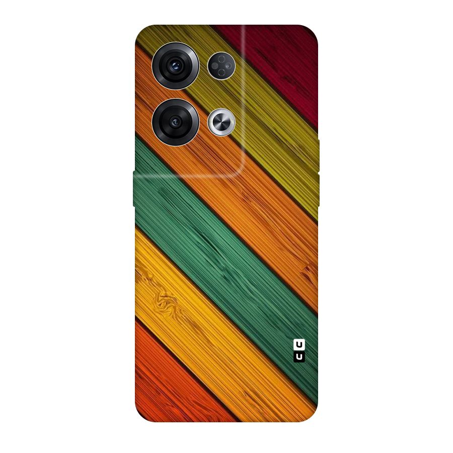 Stripes Classic Design Original Polycarbonate Back Case for Oppo Reno8 Pro 5G