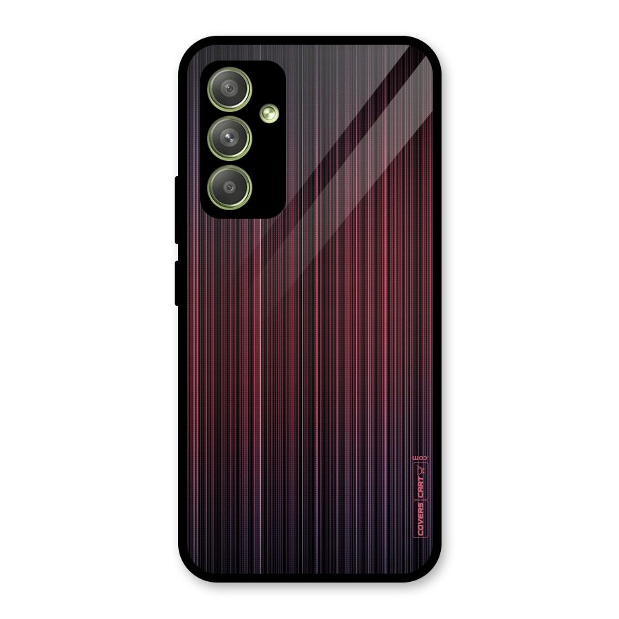 Stripes Gradiant Glass Back Case for Galaxy A54