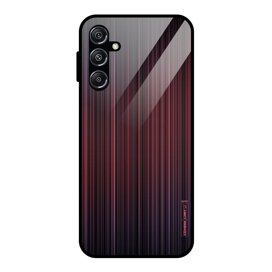 Stripes Gradiant Glass Back Case for Galaxy M34 5G