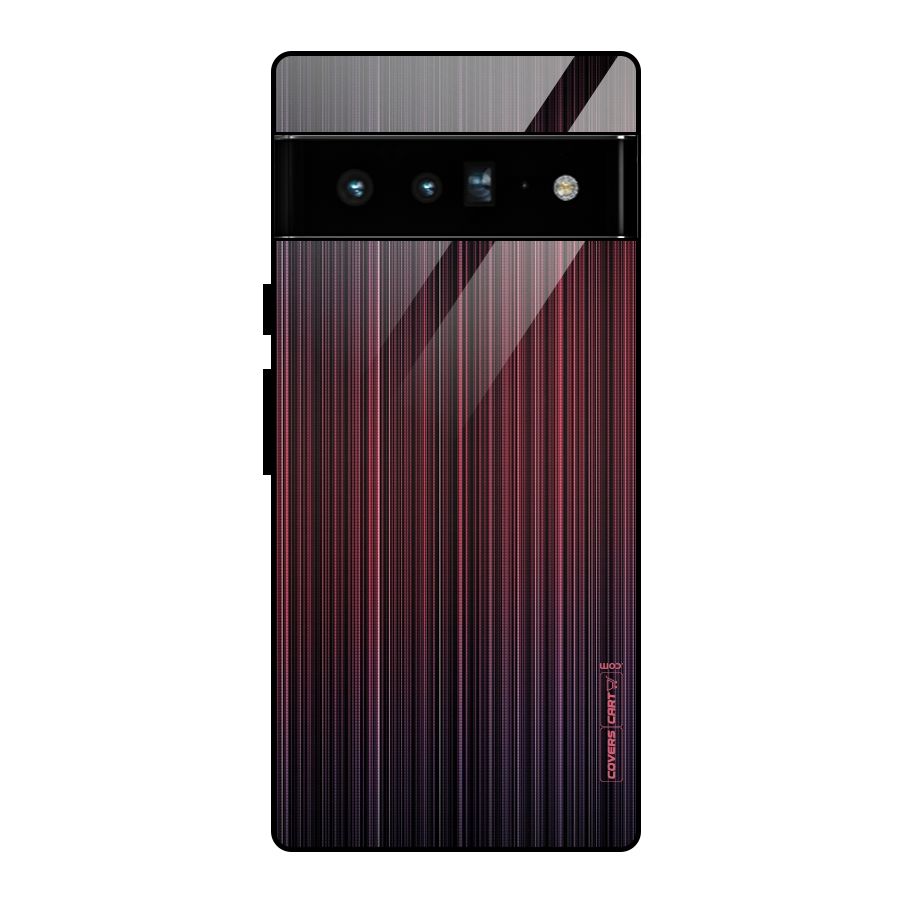 Stripes Gradiant Glass Back Case for Google Pixel 6 Pro