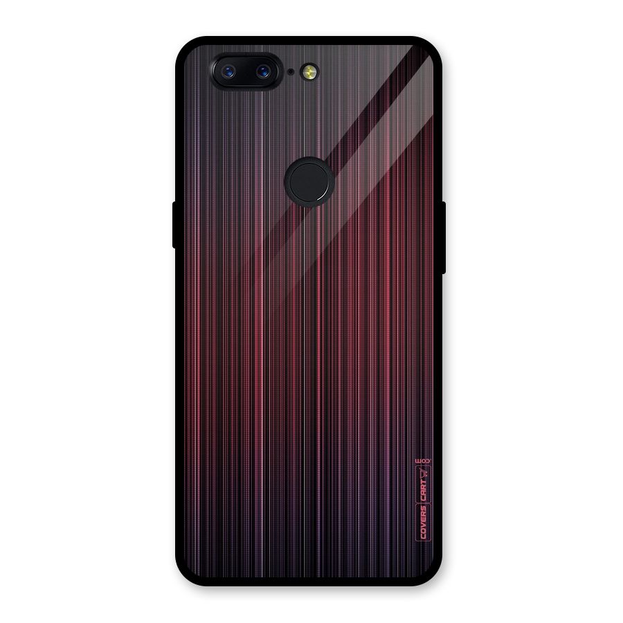 Stripes Gradiant Glass Back Case for OnePlus 5T