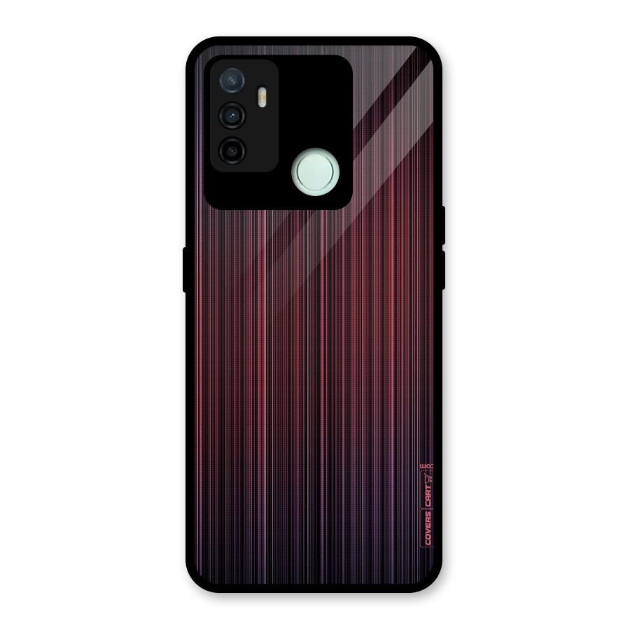 Stripes Gradiant Glass Back Case for Oppo A53