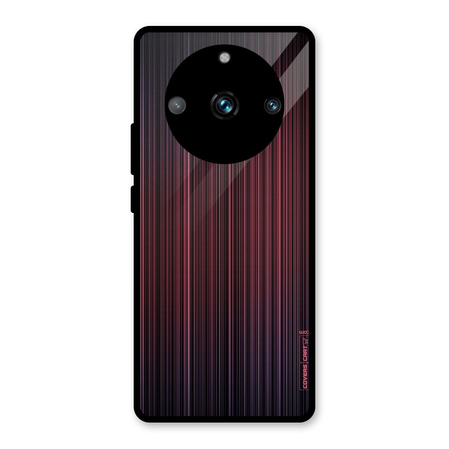 Stripes Gradiant Glass Back Case for Realme 11 Pro Plus