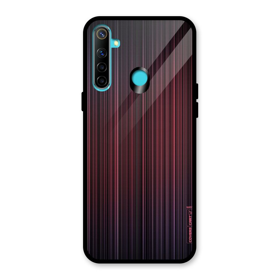 Stripes Gradiant Glass Back Case for Realme 5