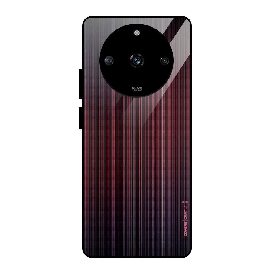 Stripes Gradiant Glass Back Case for Realme Narzo 60 5G