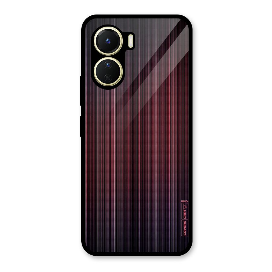 Stripes Gradiant Glass Back Case for Vivo Y56
