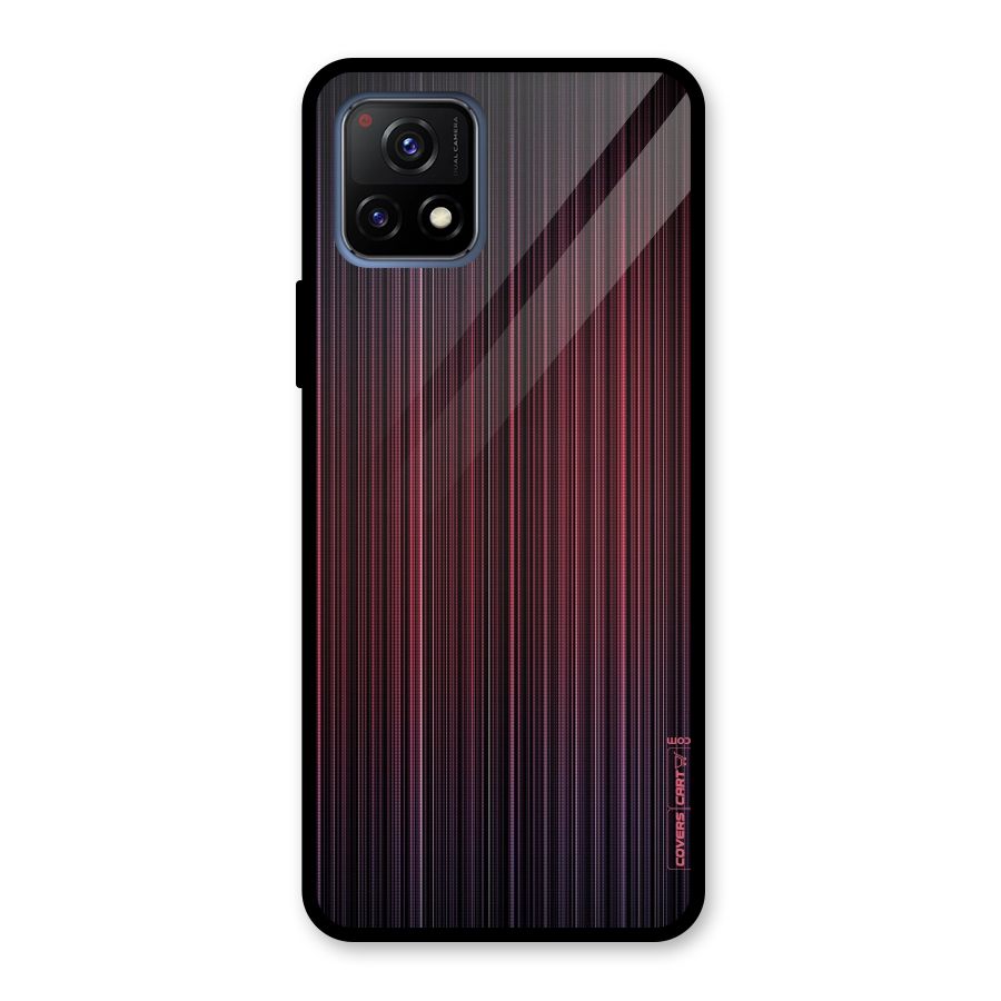 Stripes Gradiant Glass Back Case for Vivo Y72 5G
