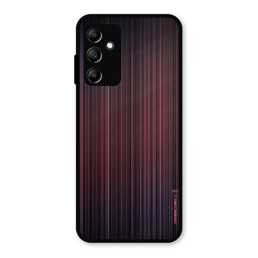 Stripes Gradiant Metal Back Case for Galaxy A14 5G