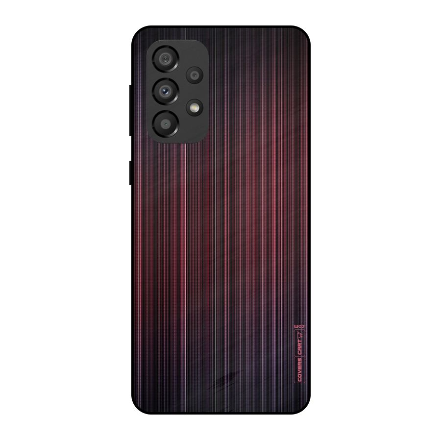 Stripes Gradiant Metal Back Case for Galaxy A33 5G