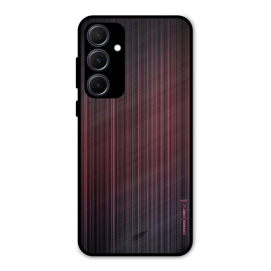 Stripes Gradiant Metal Back Case for Galaxy A35