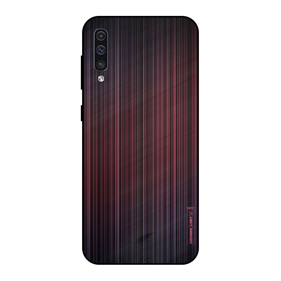 Stripes Gradiant Metal Back Case for Galaxy A50
