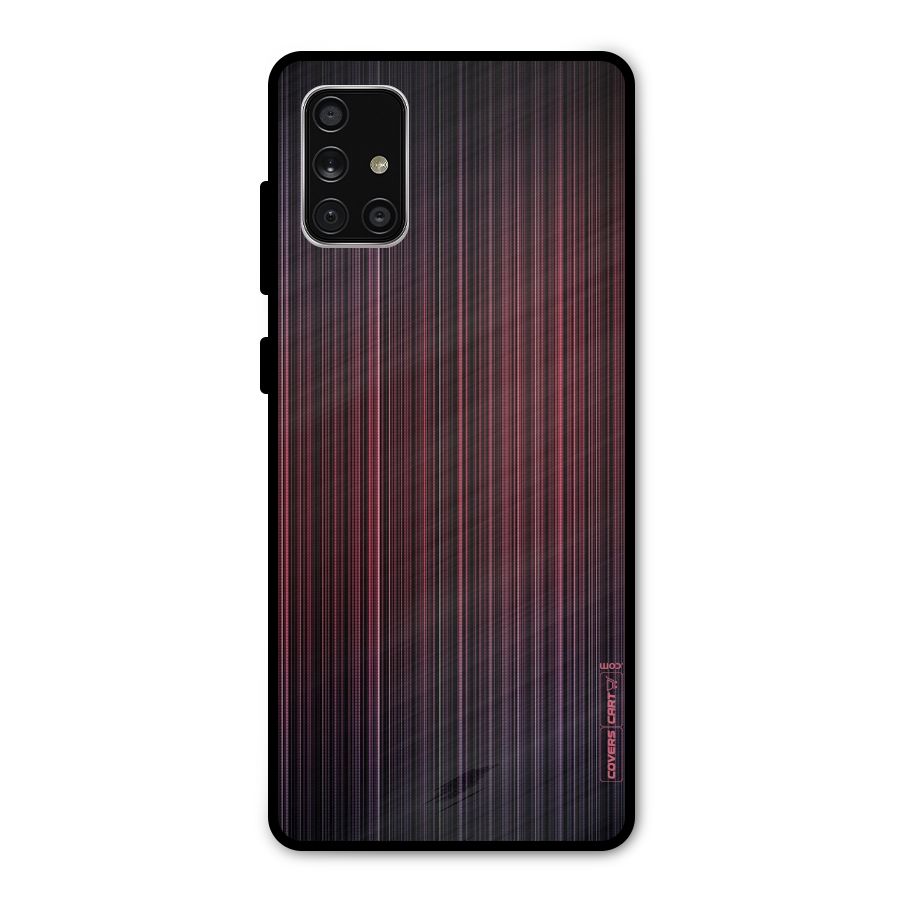 Stripes Gradiant Metal Back Case for Galaxy A71