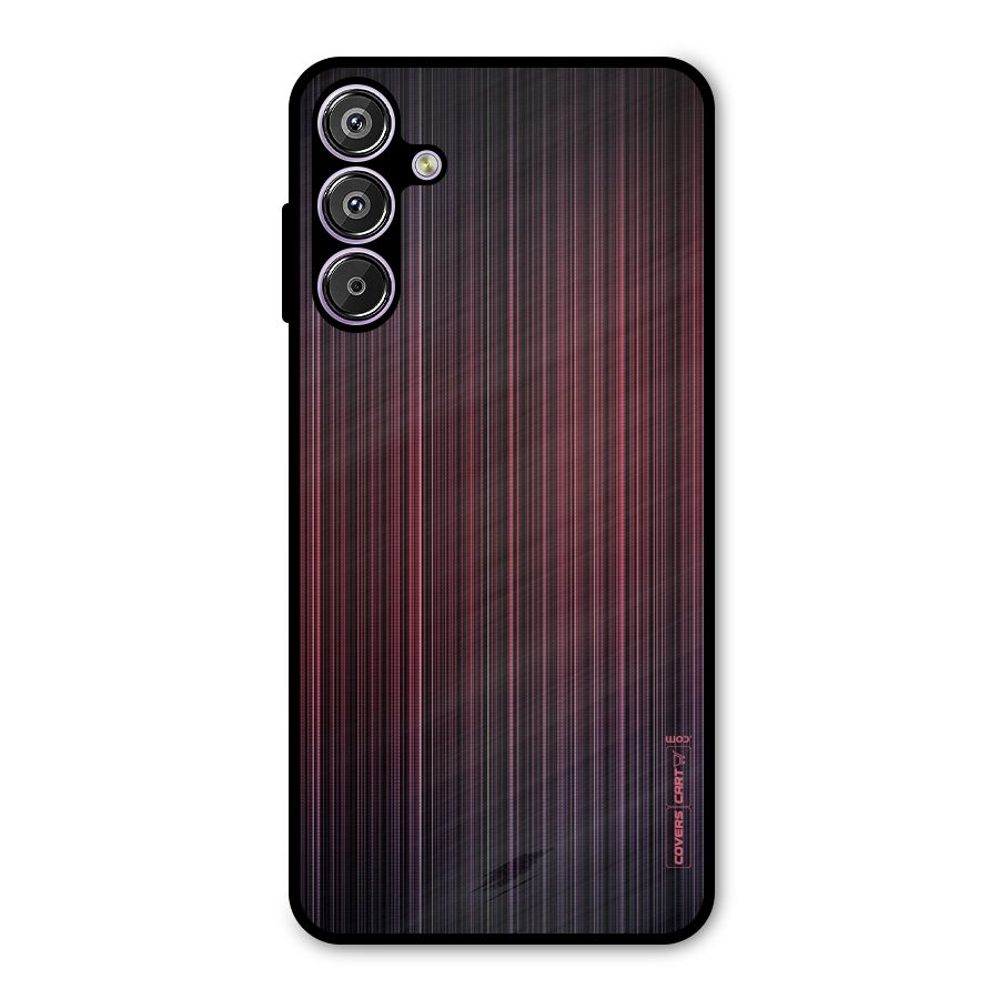 Stripes Gradiant Metal Back Case for Galaxy F15