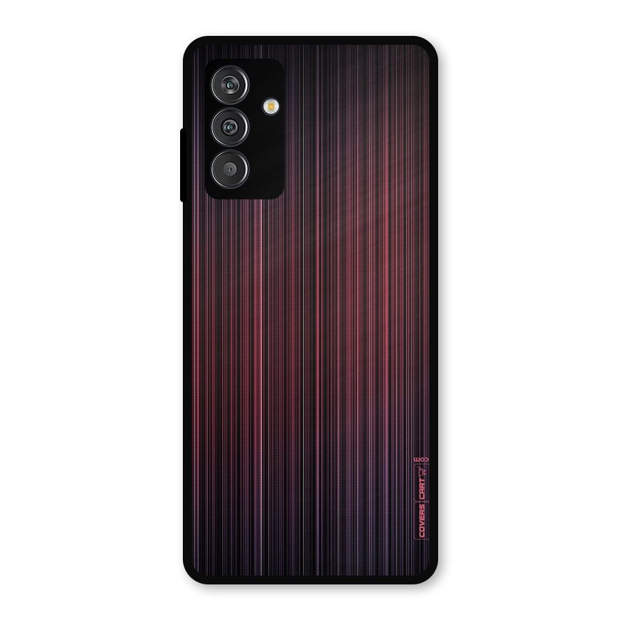 Stripes Gradiant Metal Back Case for Galaxy M14 5G