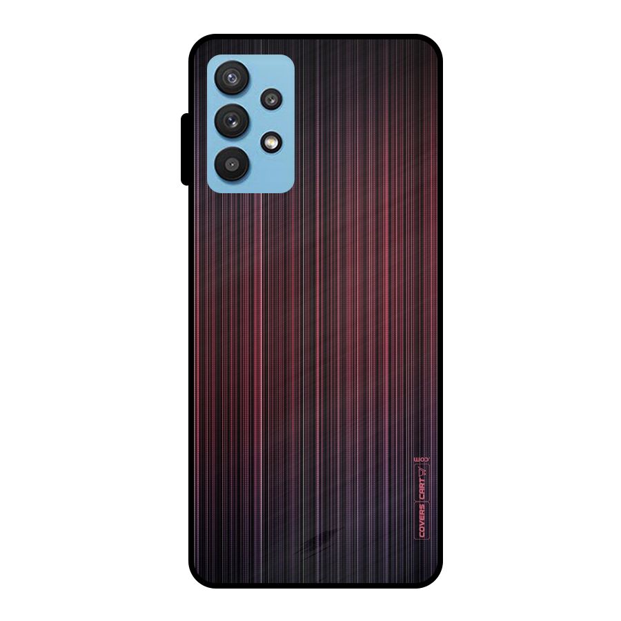 Stripes Gradiant Metal Back Case for Galaxy M32 5G