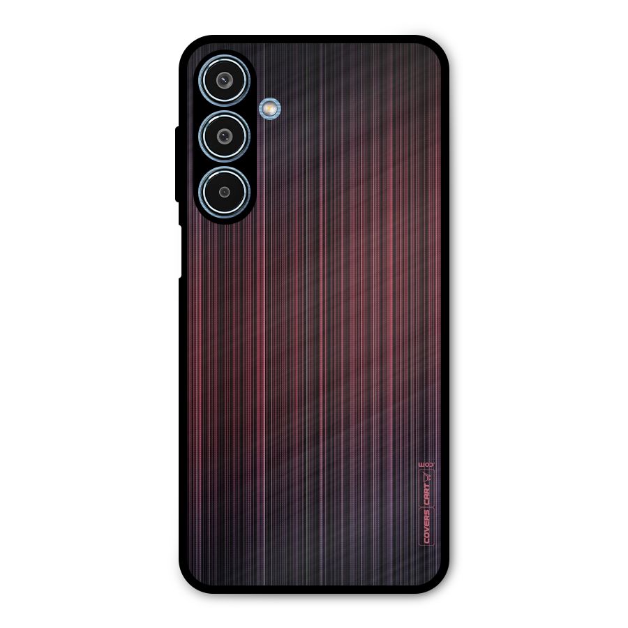 Stripes Gradiant Metal Back Case for Galaxy M35