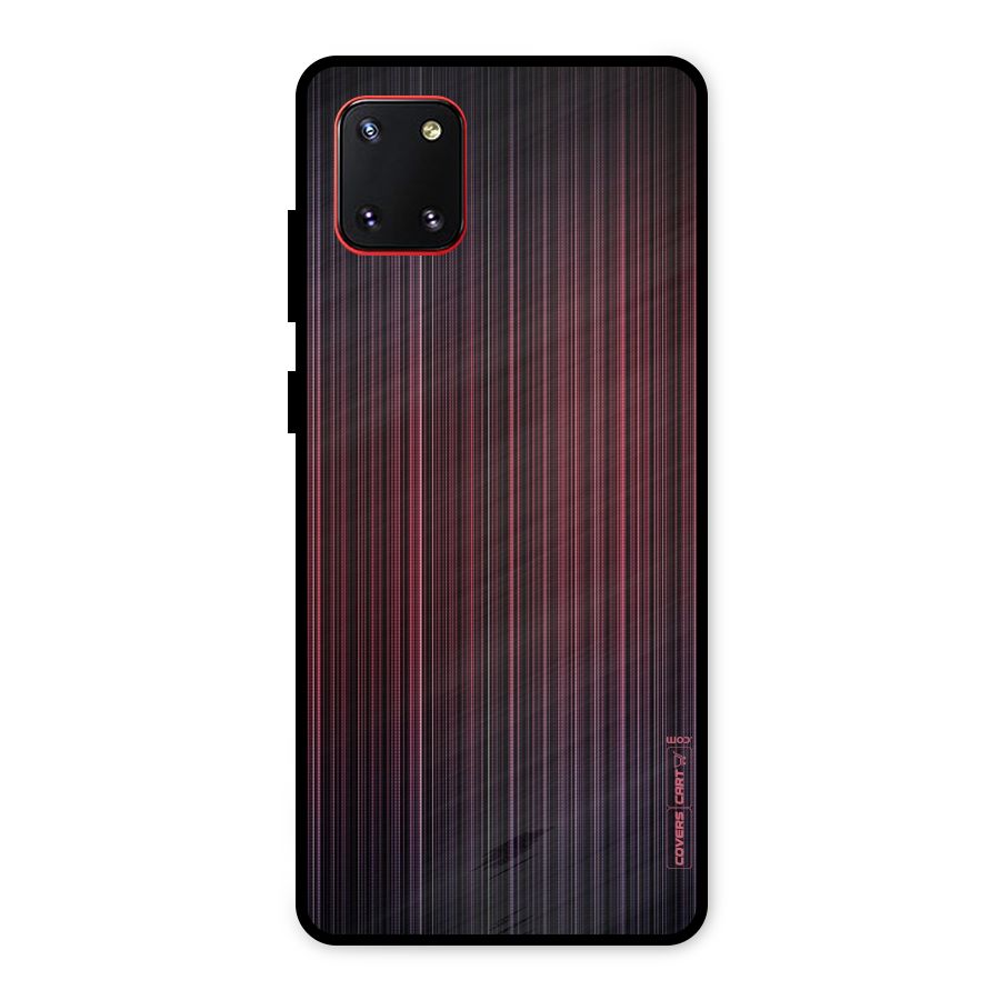 Stripes Gradiant Metal Back Case for Galaxy Note 10 Lite