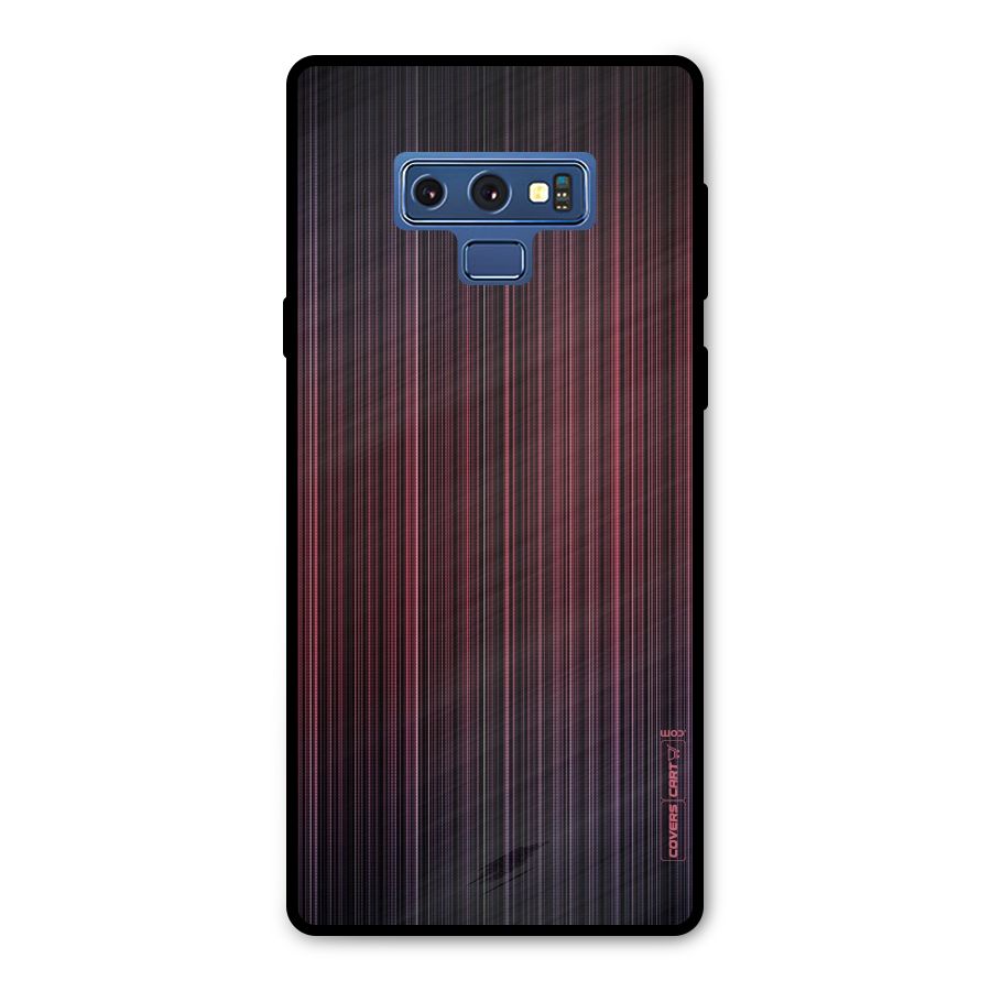 Stripes Gradiant Metal Back Case for Galaxy Note 9