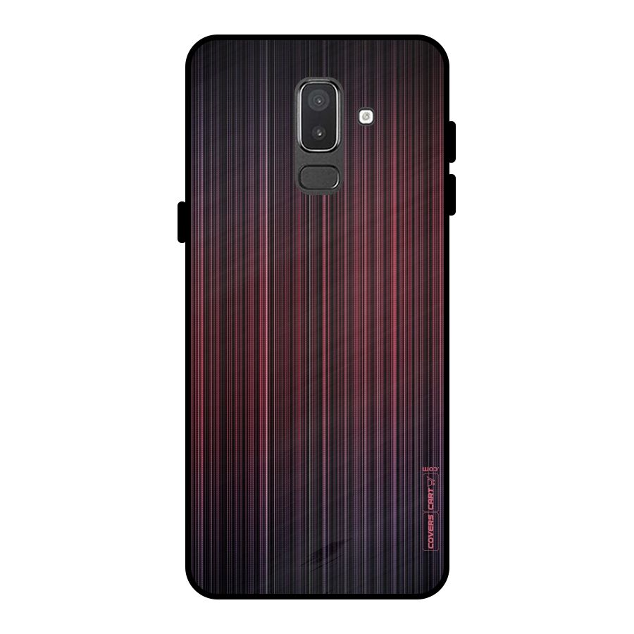 Stripes Gradiant Metal Back Case for Galaxy On8 (2018)