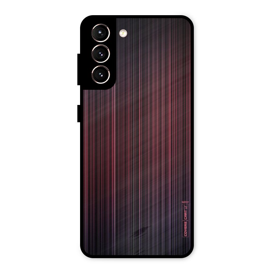 Stripes Gradiant Metal Back Case for Galaxy S21 5G