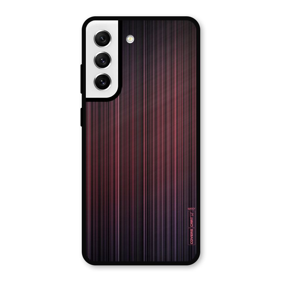 Stripes Gradiant Metal Back Case for Galaxy S21 FE 5G