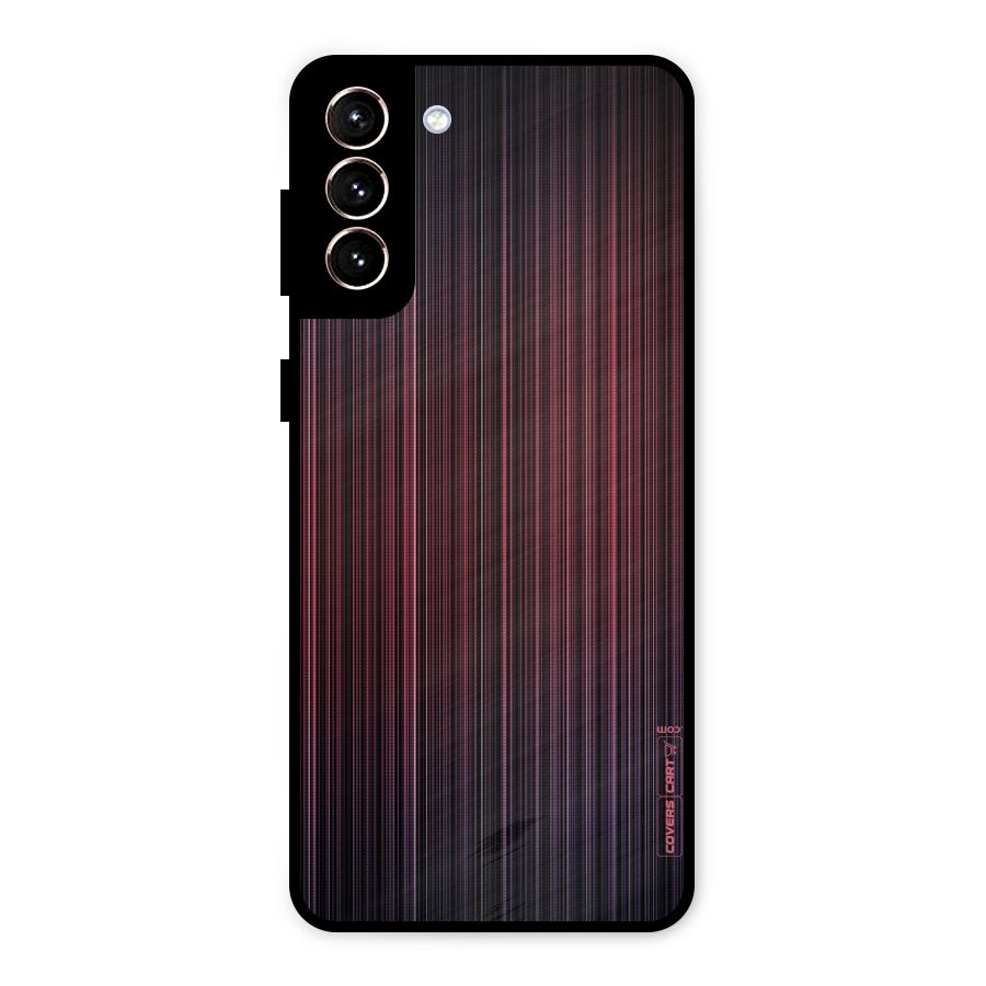 Stripes Gradiant Metal Back Case for Galaxy S21 Plus