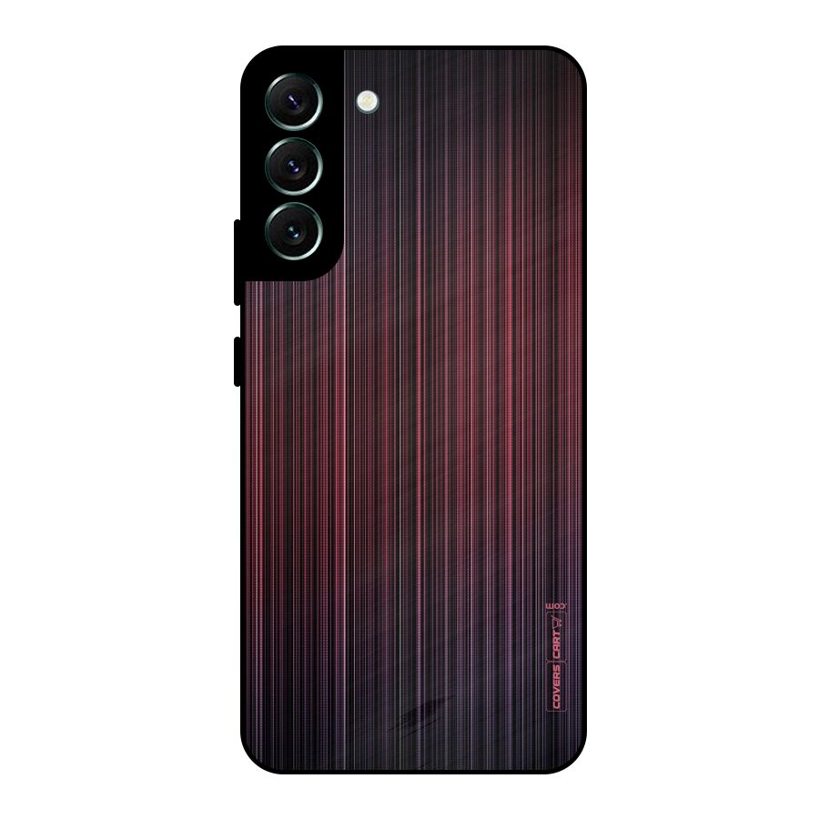 Stripes Gradiant Metal Back Case for Galaxy S22 Plus 5G