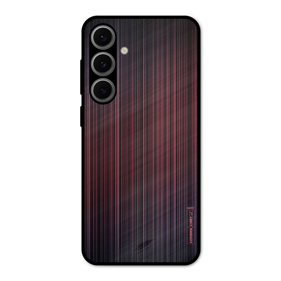 Stripes Gradiant Metal Back Case for Galaxy S24 FE