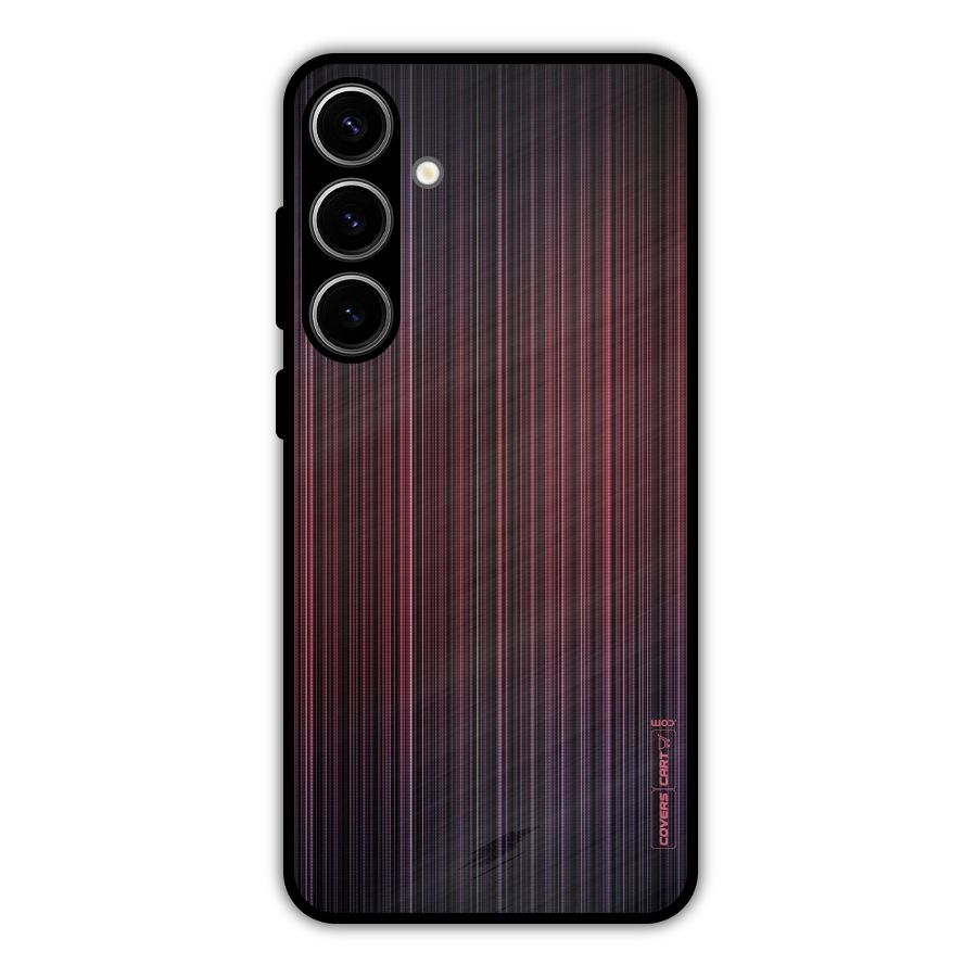 Stripes Gradiant Metal Back Case for Galaxy S24 Plus