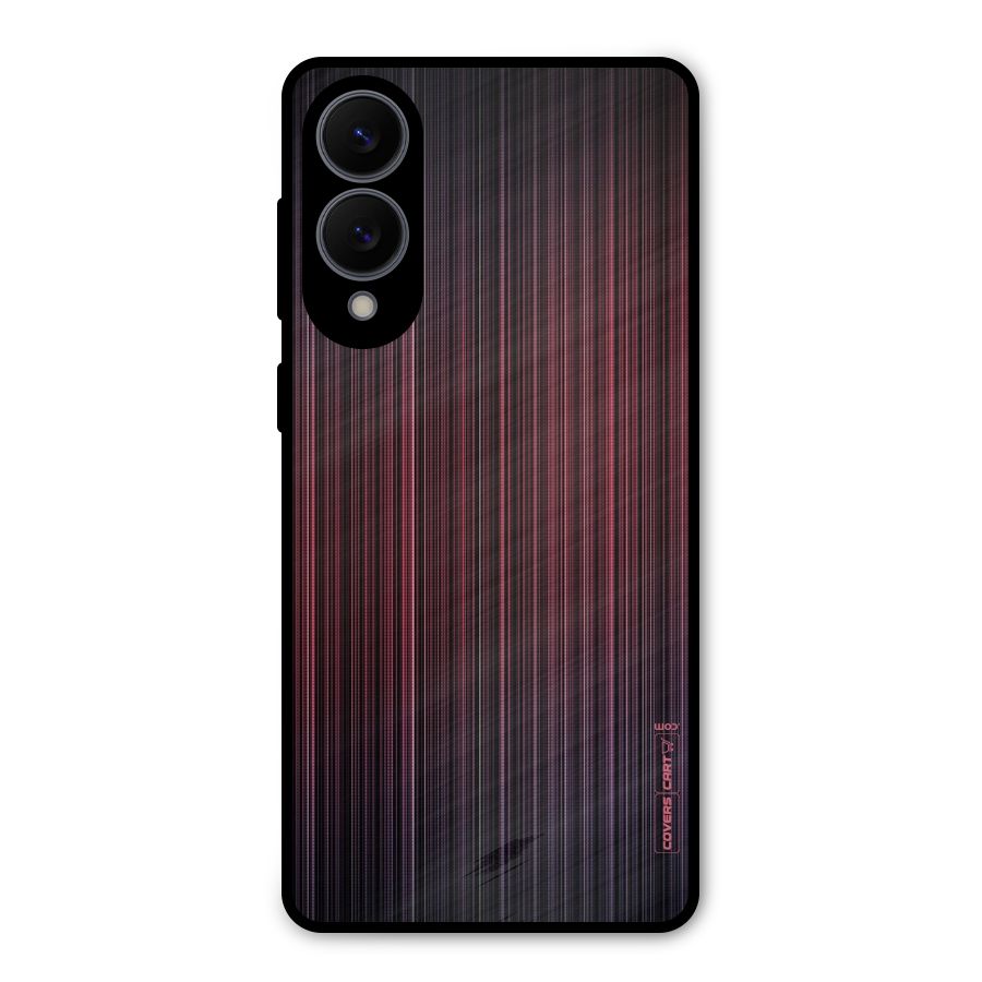 Stripes Gradiant Metal Back Case for Galaxy S25 Edge