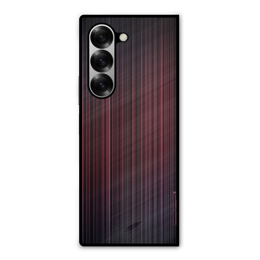 Stripes Gradiant Metal Back Case for Galaxy Z Fold6