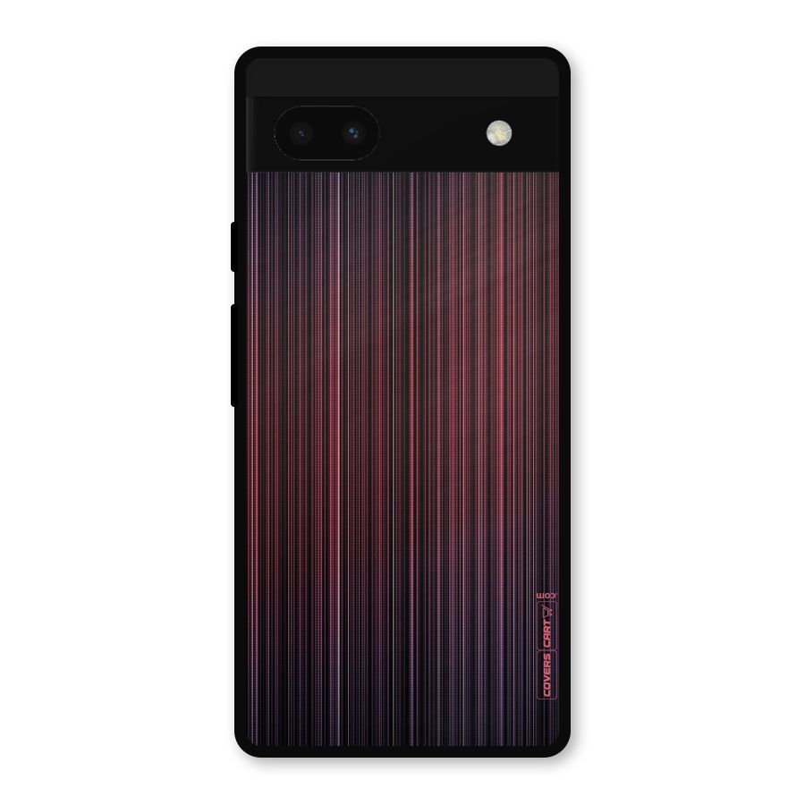 Stripes Gradiant Metal Back Case for Google Pixel 6a