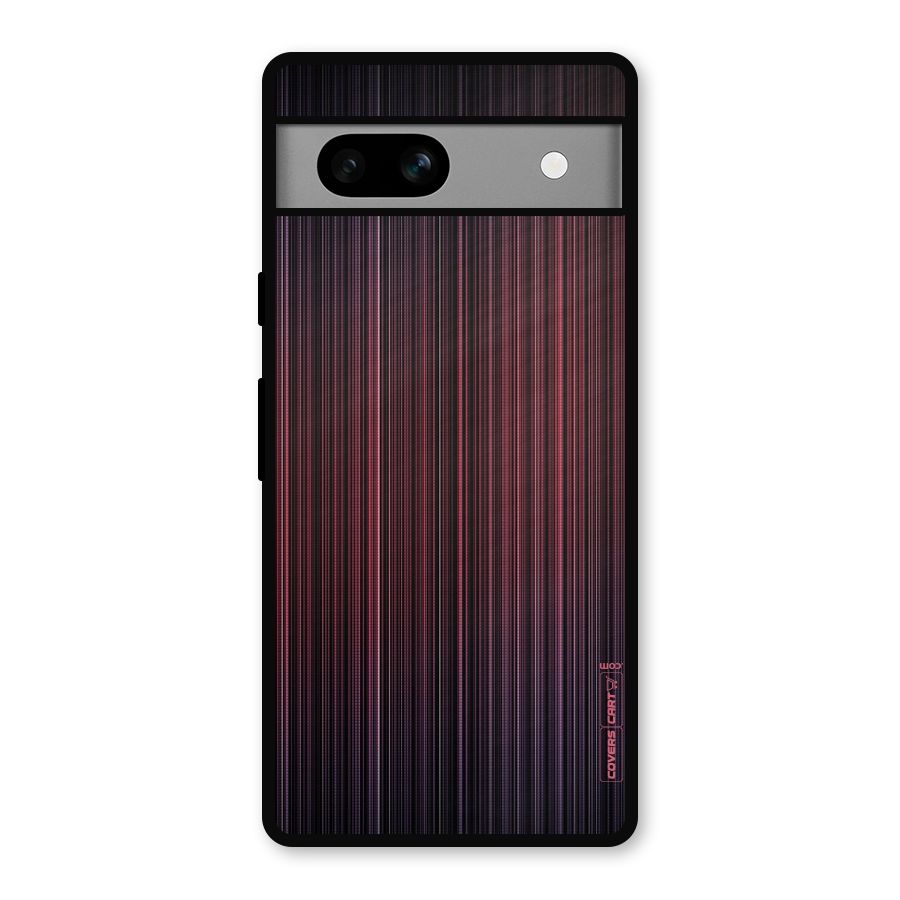 Stripes Gradiant Metal Back Case for Google Pixel 7a